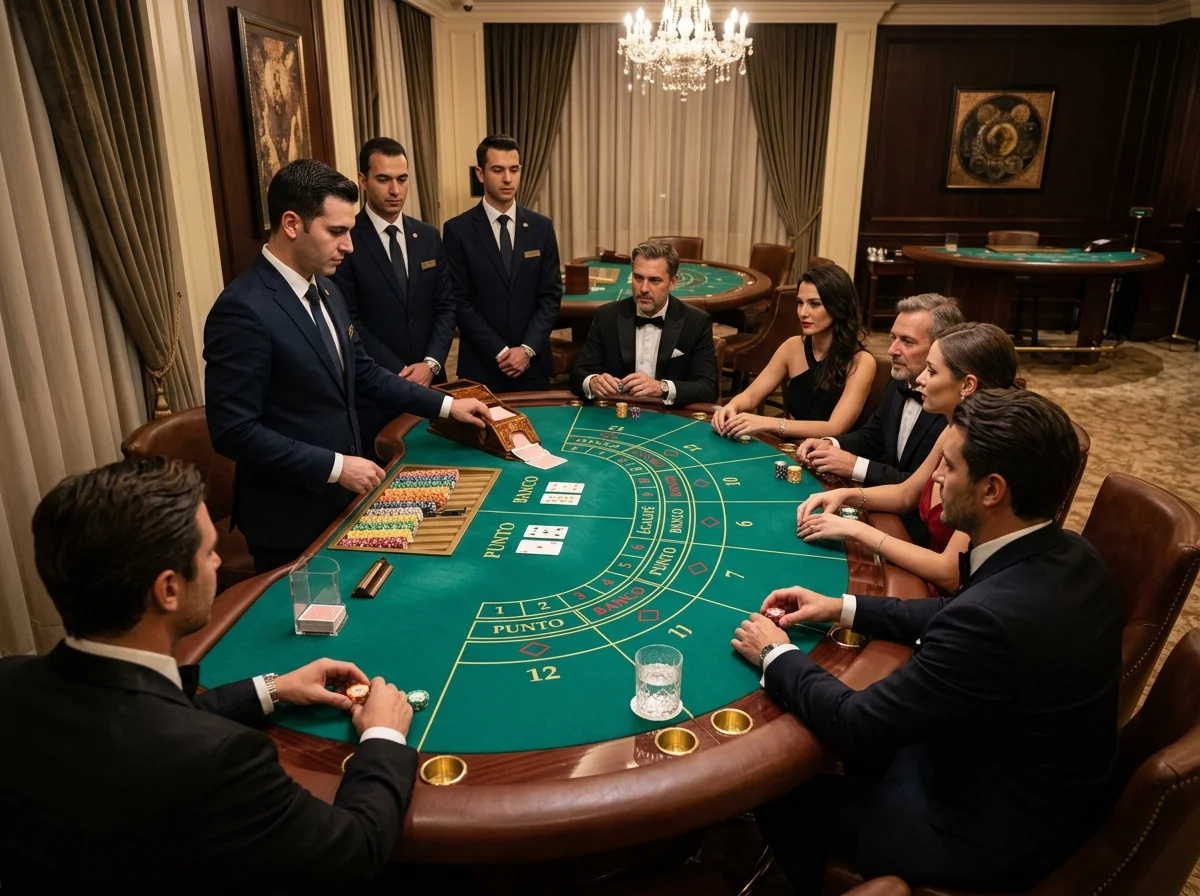 Baccarat Punto sur BetRiviera online casino table games